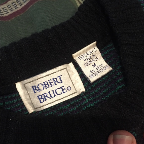Robert Bruce - Vintage Sweater - Men’s, Medium - Picture 3 of 3